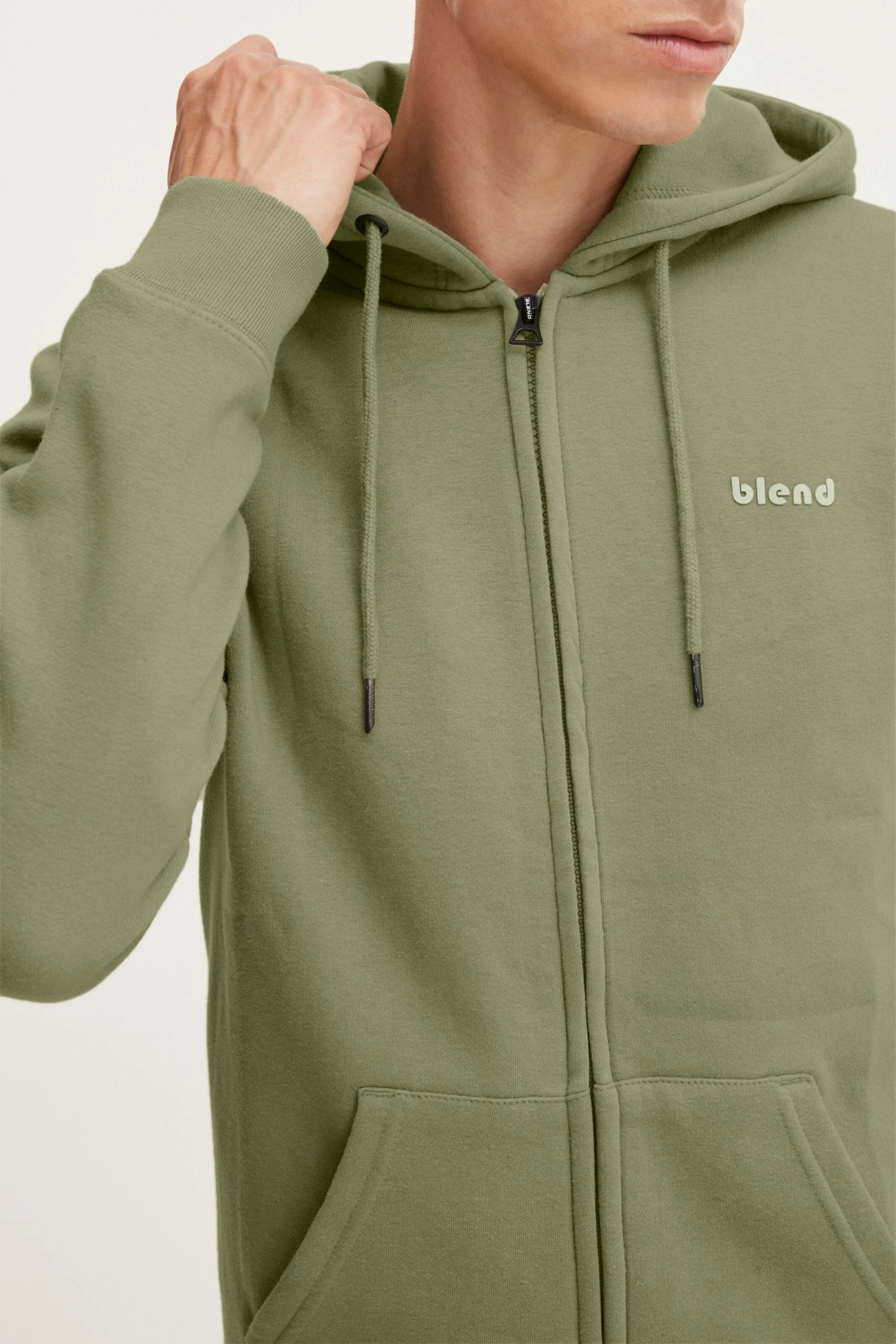 Blend Sweatvesten Met Capuchon Sweatvest Heren Groen 7 Blend Sweatvesten Met Capuchon Sweatvest Heren Groen - Afbeelding 5