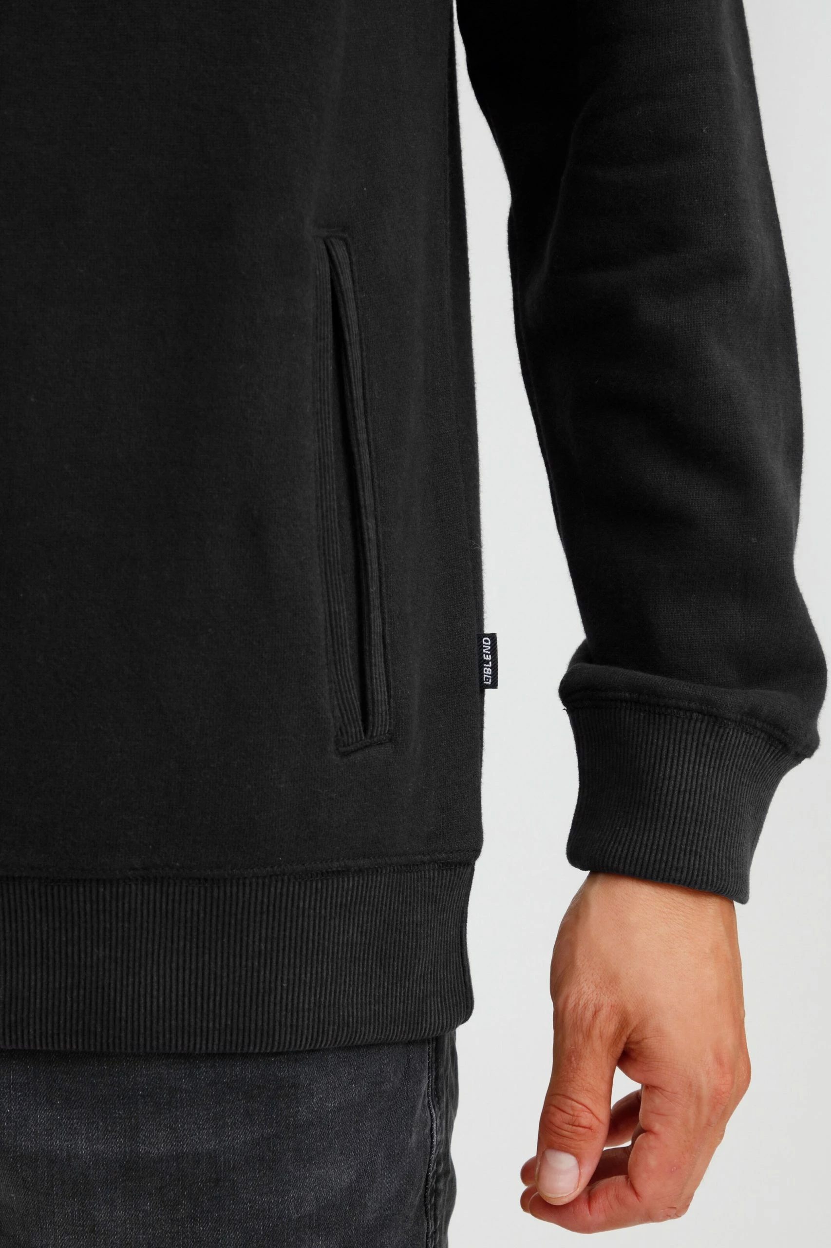 Blend Sweatshirts Sweatshirt JANNES Heren Zwart 8 Blend Sweatshirts Sweatshirt JANNES Heren Zwart - Afbeelding 6