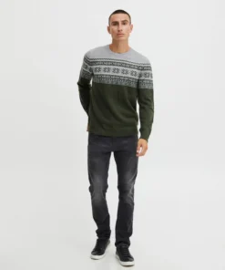 Blend Crewneck Truien Trui Heren Groen -Aanbiedingen Koud Stijl Winkel 0ad9ddeb65d11e26db47ee005d86af02 scaled