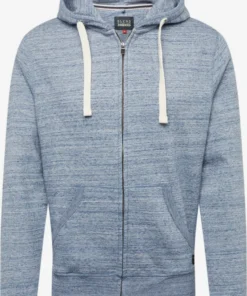 Blend Sweatvesten Met Capuchon Sweatvest North Heren Blauw Gemêleerd