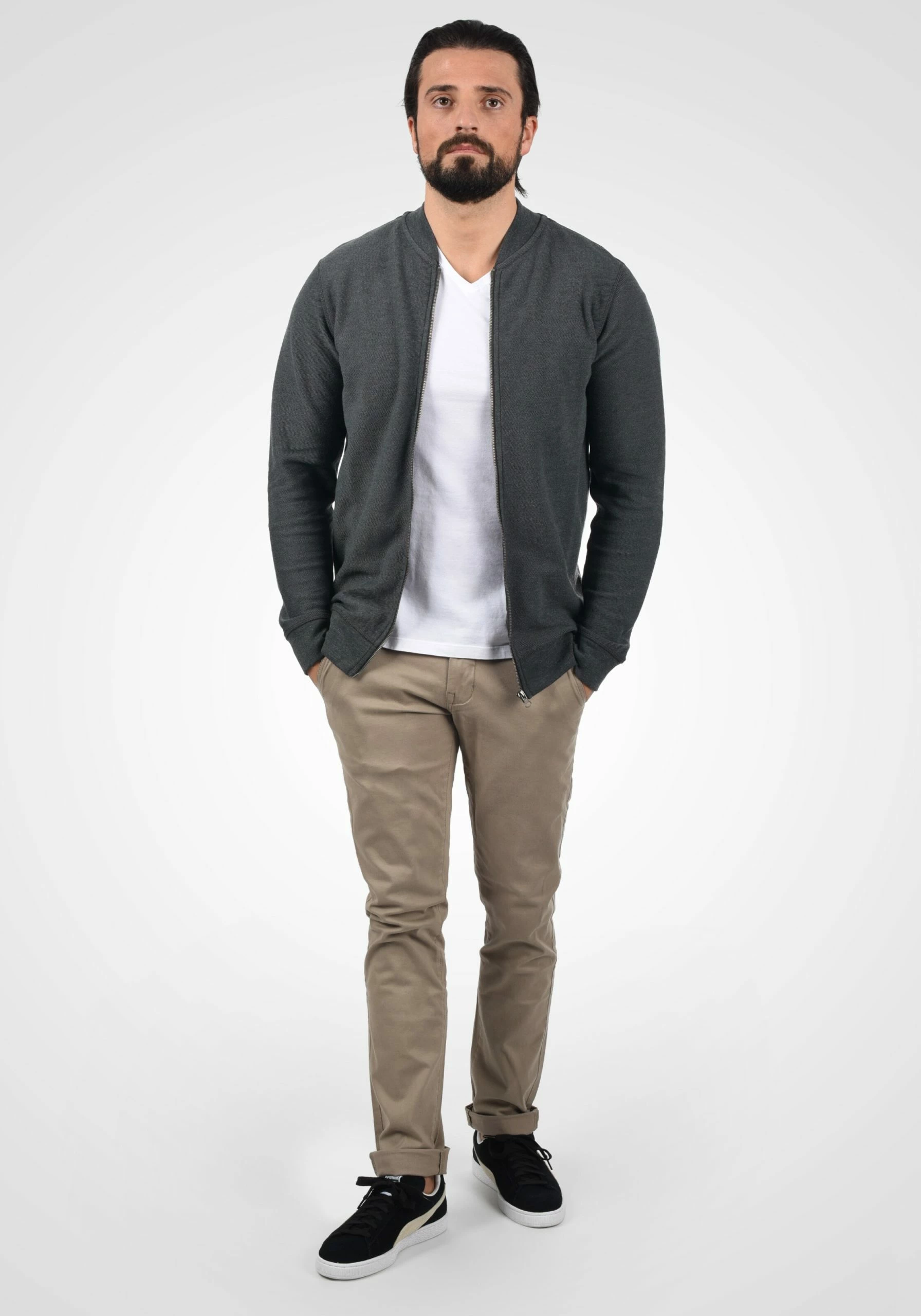 Blend Sweatvesten Sweatvest Frank Heren Grijs 4 Blend Sweatvesten Sweatvest Frank Heren Grijs - Afbeelding 2