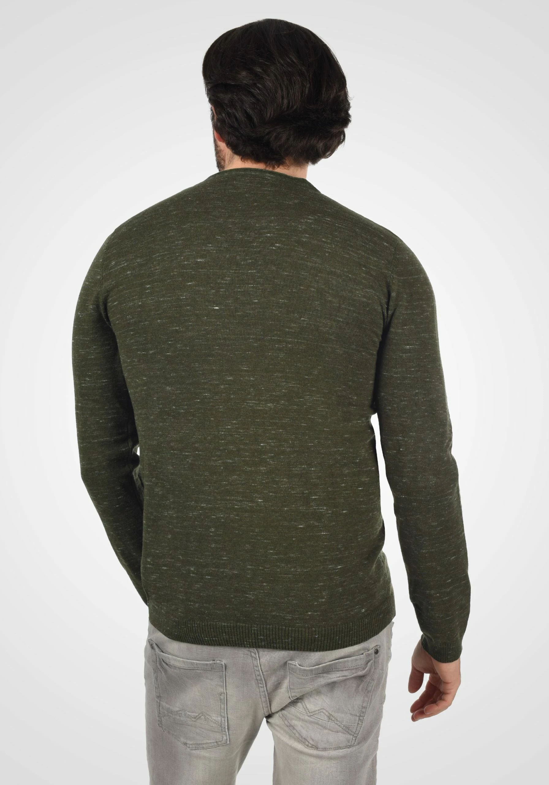 Blend Crewneck Truien Trui Adrian Heren Groen Gemêleerd 5 Blend Crewneck Truien Trui Adrian Heren Groen Gemêleerd - Afbeelding 3
