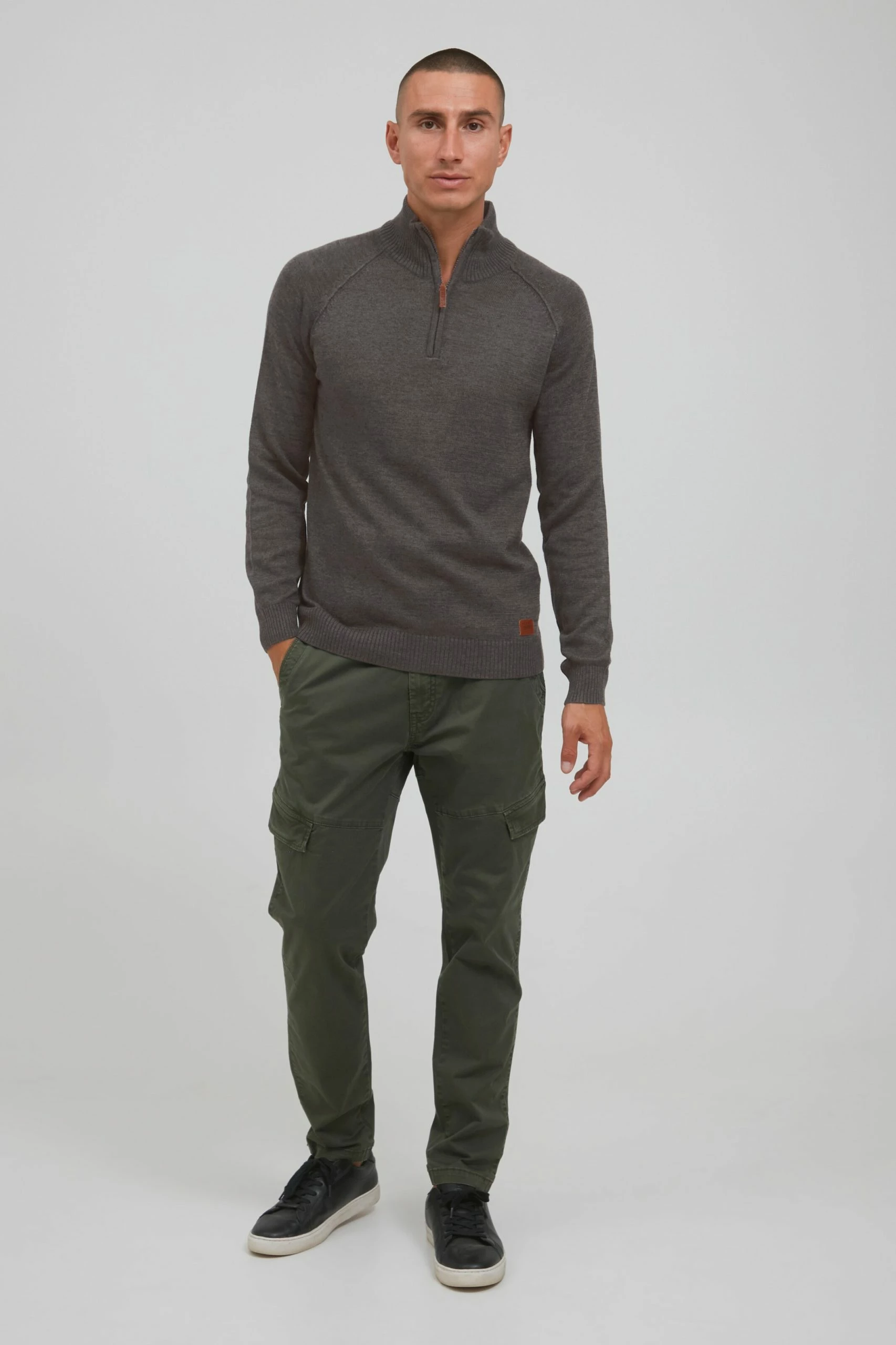 Blend Coltruien Trui Danovan Heren Grijs / Donkergrijs 5 Blend Coltruien Trui Danovan Heren Grijs / Donkergrijs - Afbeelding 3