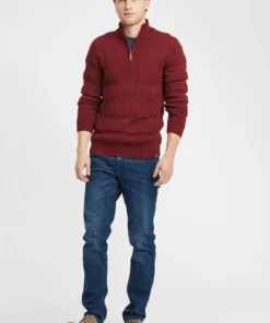 Blend Coltruien Trui Heren Rood / Wijnrood / Donkerrood -Aanbiedingen Koud Stijl Winkel 1e6a920b7e8058fa2d362eb7cc5f4120 scaled