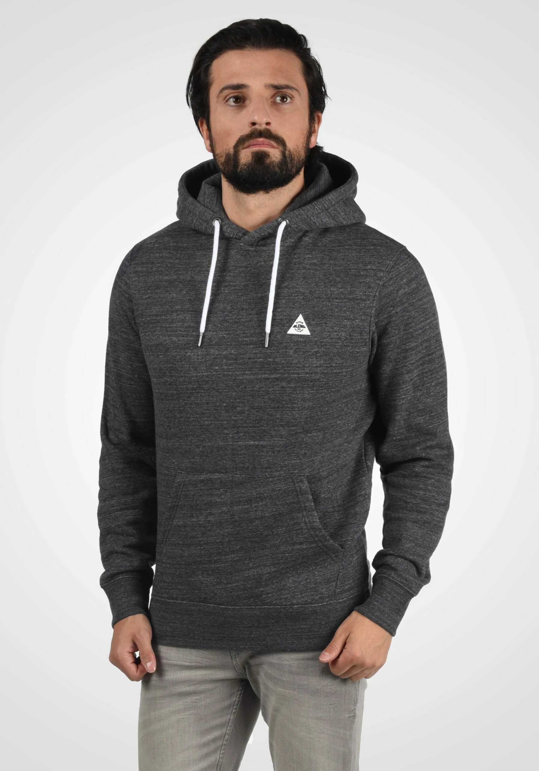 Blend Hoodies Sweatshirt Henner Heren Zwart 4 Blend Hoodies Sweatshirt Henner Heren Zwart - Afbeelding 2