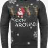 Blend Crewneck Truien Trui Rudolph Heren Grijs