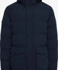 Blend Winterjassen Winterjas Heren Kobaltblauw