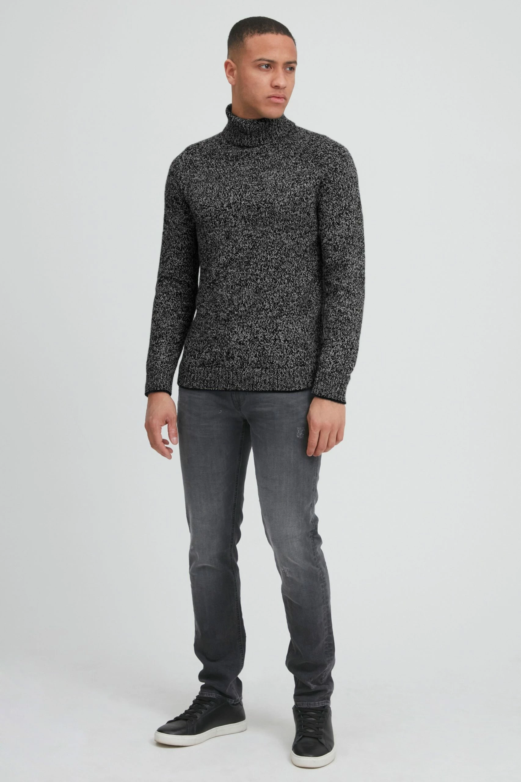 Blend Coltruien Trui Heren Zwart 7 Blend Coltruien Trui Heren Zwart - Afbeelding 5