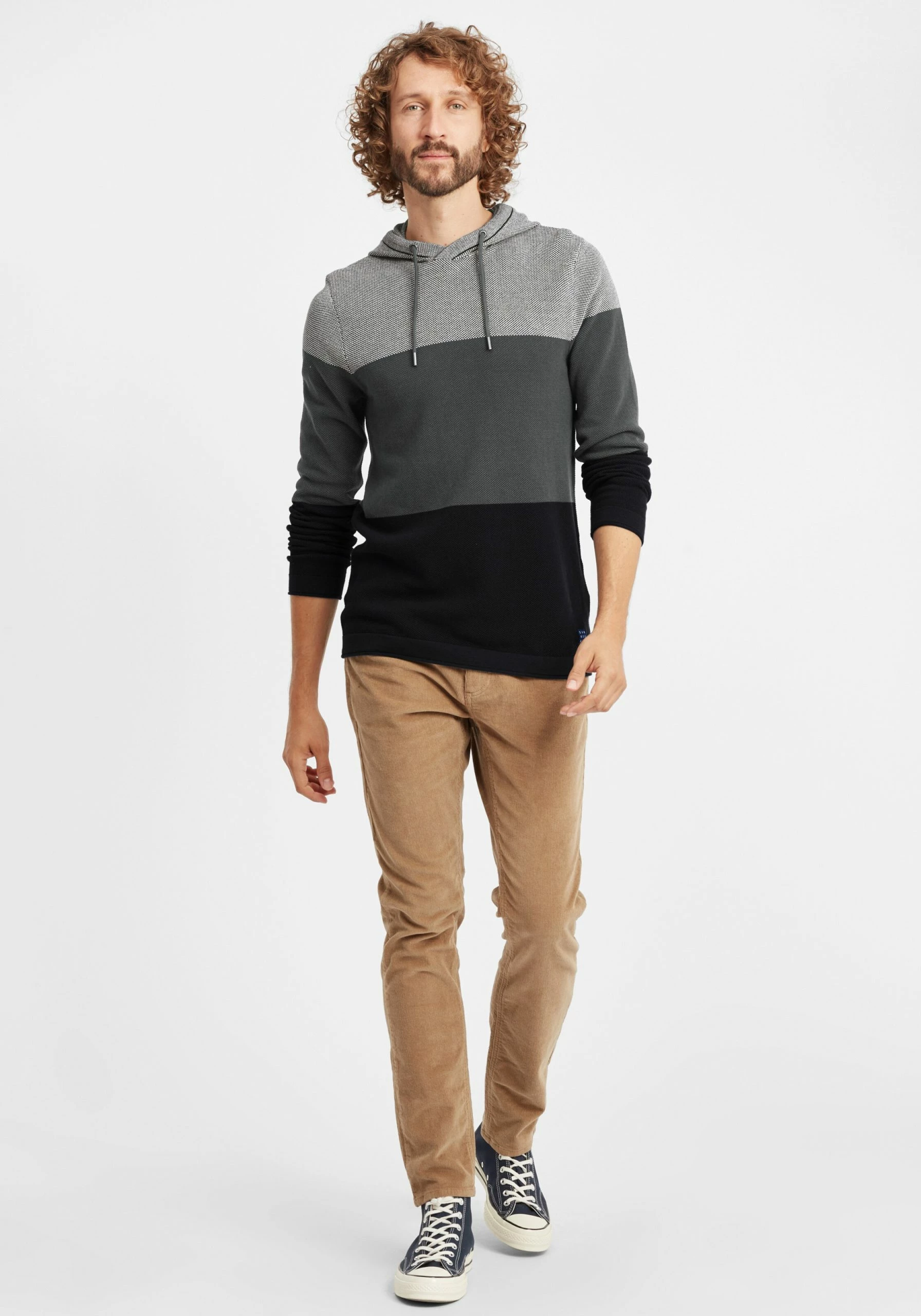 Blend Hoodies Trui Salado Heren Grijs / Zwart 5 Blend Hoodies Trui Salado Heren Grijs / Zwart - Afbeelding 3