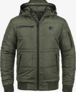Blend Winterjassen Winterjas Boris Heren Groen