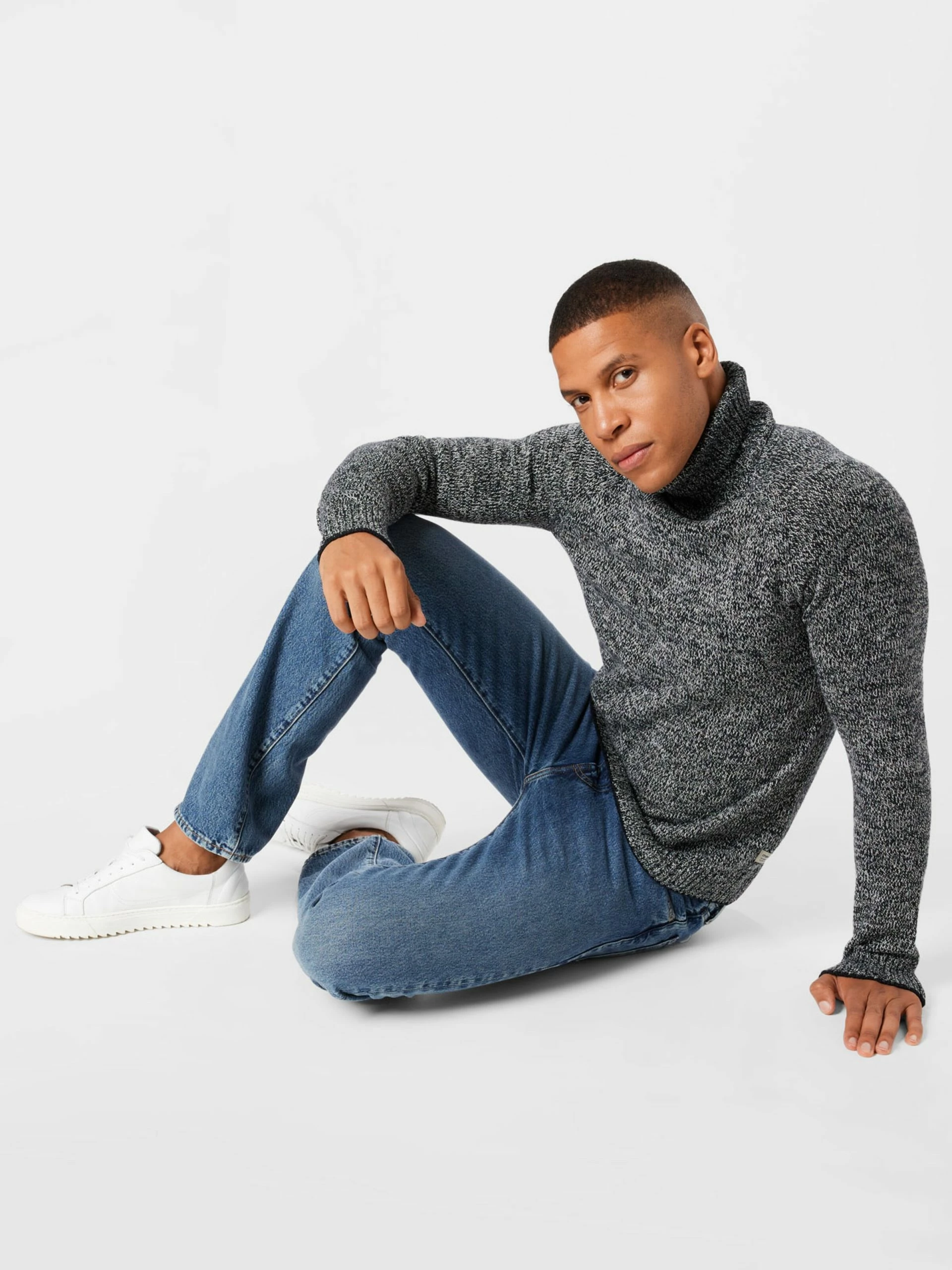 Blend Coltruien Trui Heren Zwart 10 Blend Coltruien Trui Heren Zwart - Afbeelding 8