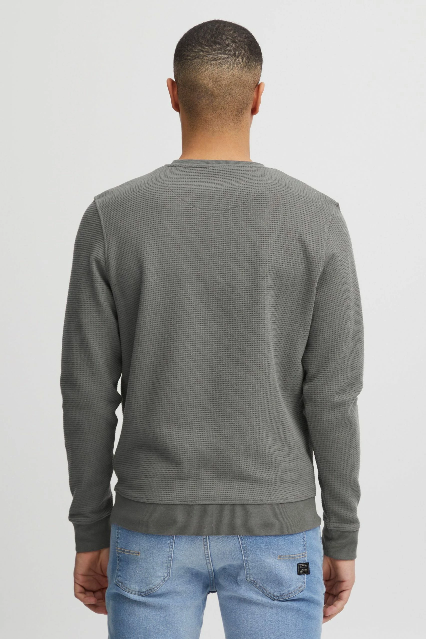 Blend Crewneck Truien Trui Christo Heren Grijs 5 Blend Crewneck Truien Trui Christo Heren Grijs - Afbeelding 3