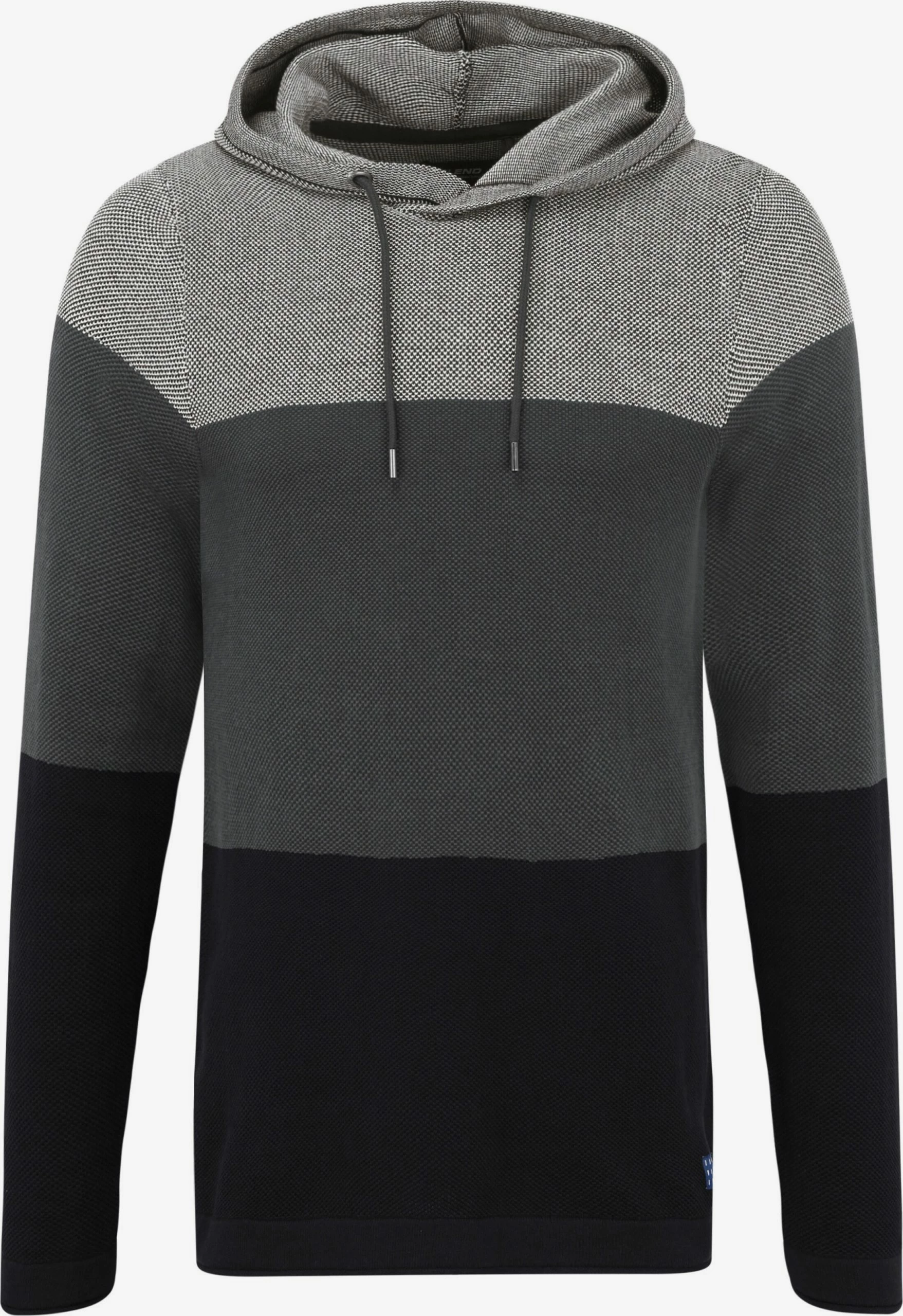 Blend Hoodies Trui Salado Heren Grijs / Zwart 3 Blend Hoodies Trui Salado Heren Grijs / Zwart