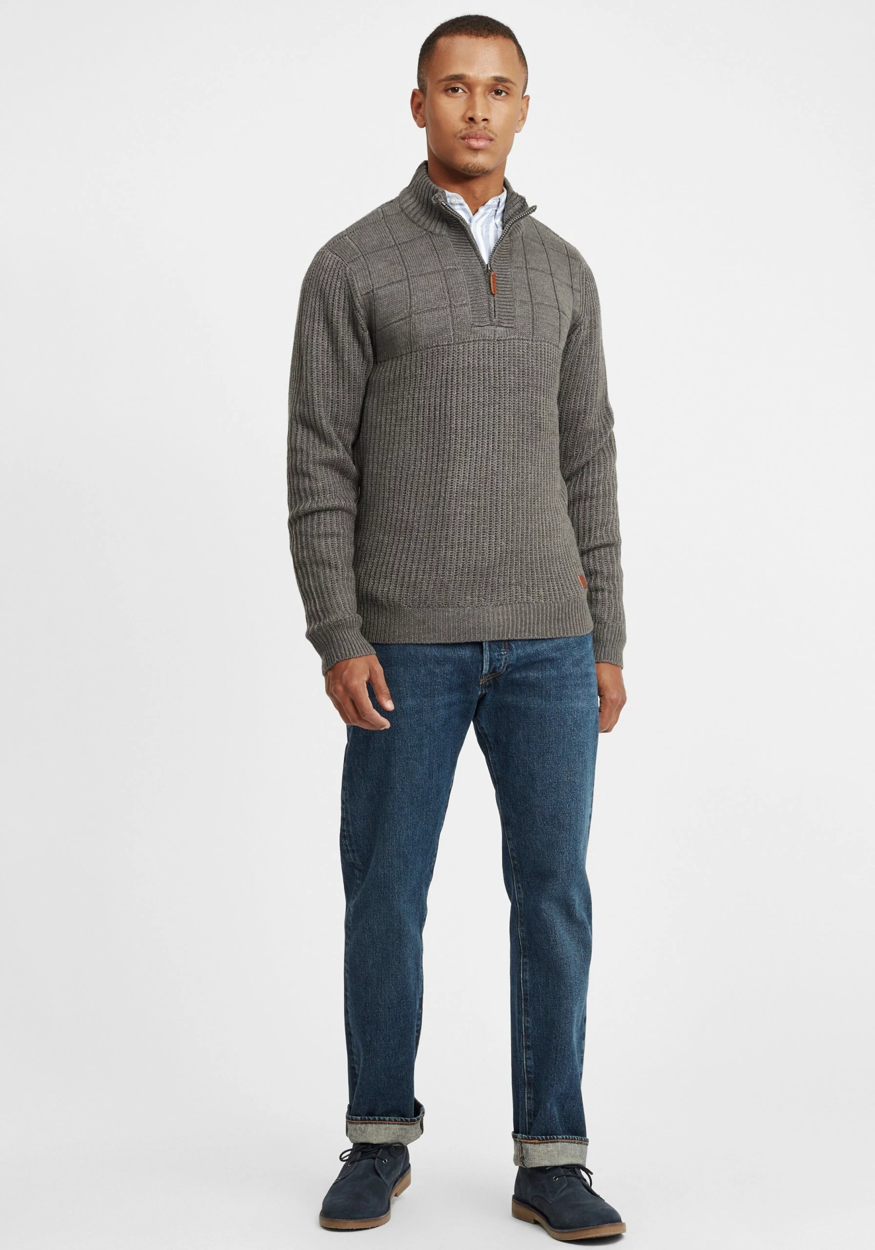 Blend Coltruien Trui Ostuta Heren Grijs 5 Blend Coltruien Trui Ostuta Heren Grijs - Afbeelding 3