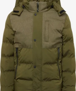 Blend Winterjassen Winterjas Heren Kaki