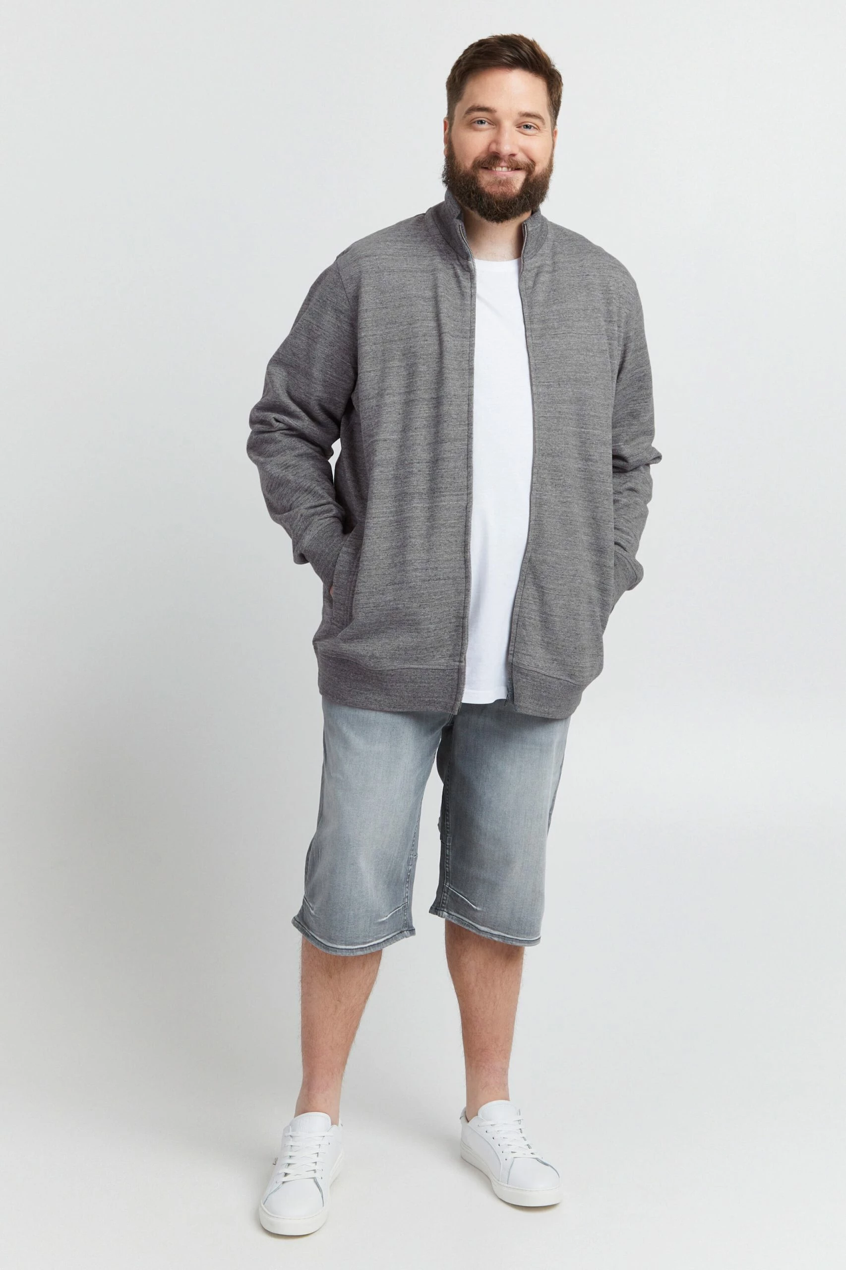 Blend Sweatvesten Sweatvest Lenner Heren Grijs 5 Blend Sweatvesten Sweatvest Lenner Heren Grijs - Afbeelding 3