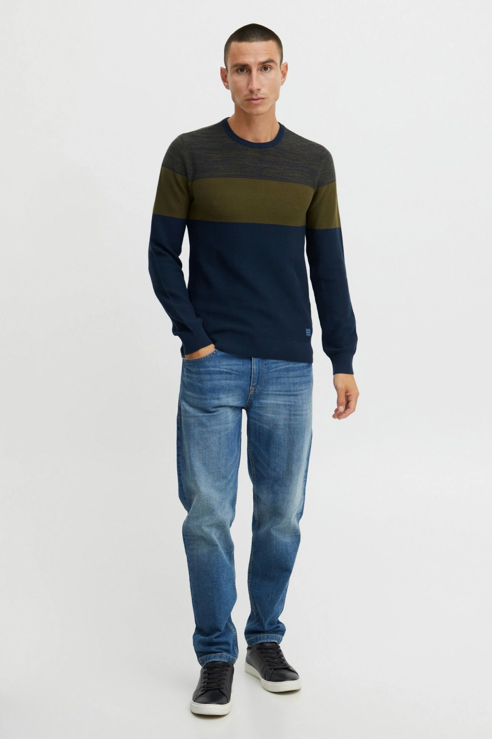 Blend Crewneck Truien Trui Napinoa Heren Groen 6 Blend Crewneck Truien Trui Napinoa Heren Groen - Afbeelding 4