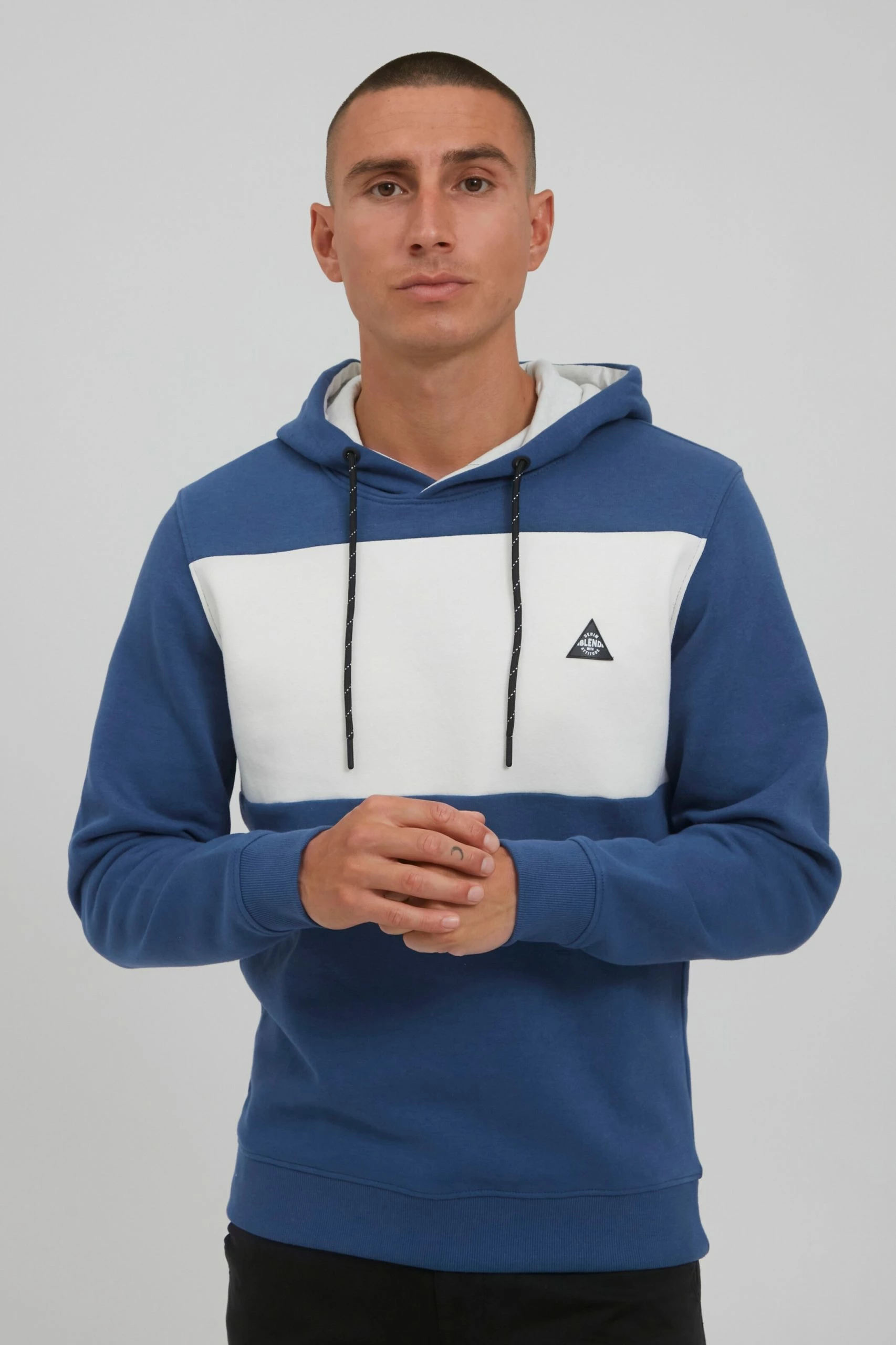 Blend Hoodies Trui NEVIO Heren Blauw 4 Blend Hoodies Trui NEVIO Heren Blauw - Afbeelding 2