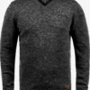Blend V-hals Truien Trui Dansel Heren Zwart