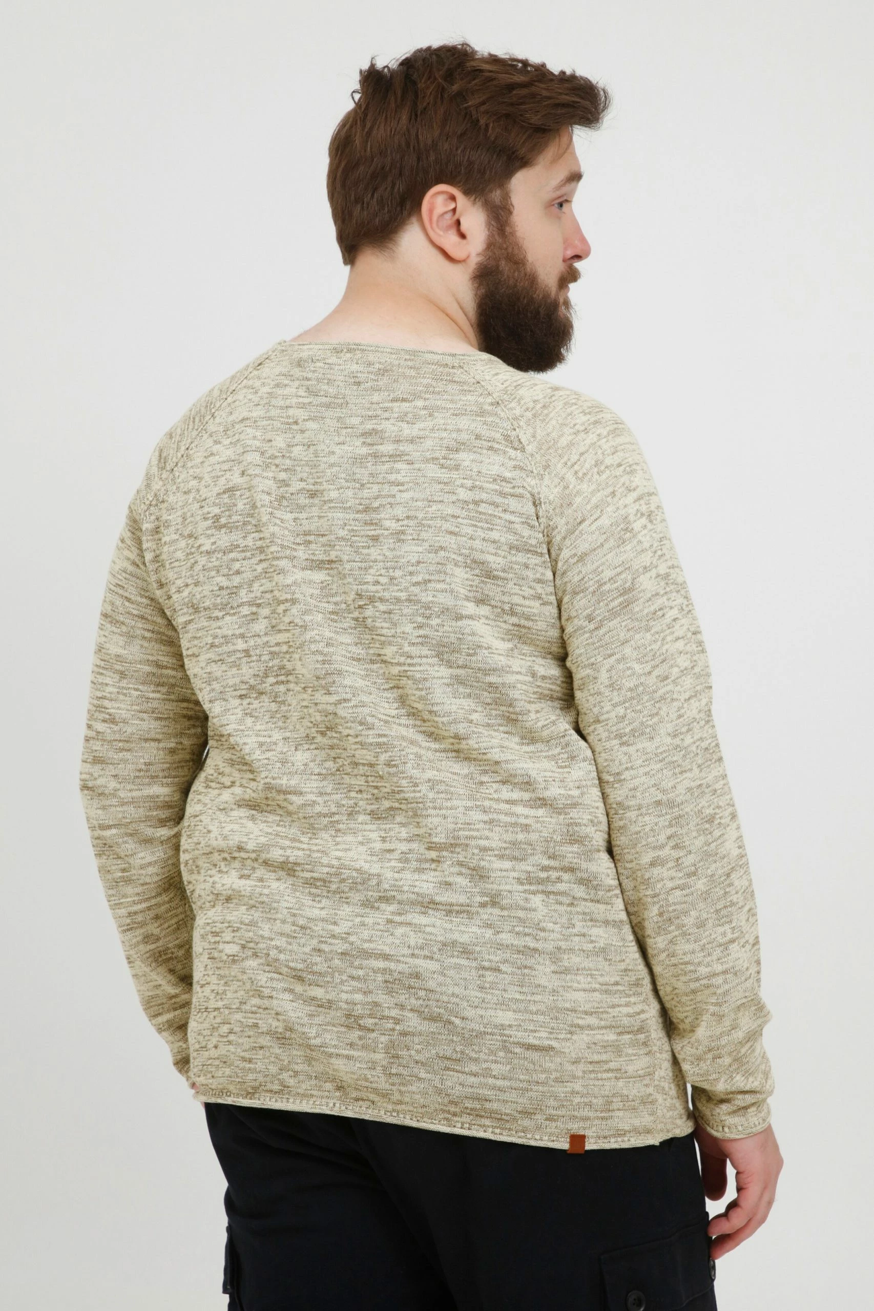 Crewneck Truien Trui BT DAN Heren Beige 6 Crewneck Truien Trui BT DAN Heren Beige - Afbeelding 4