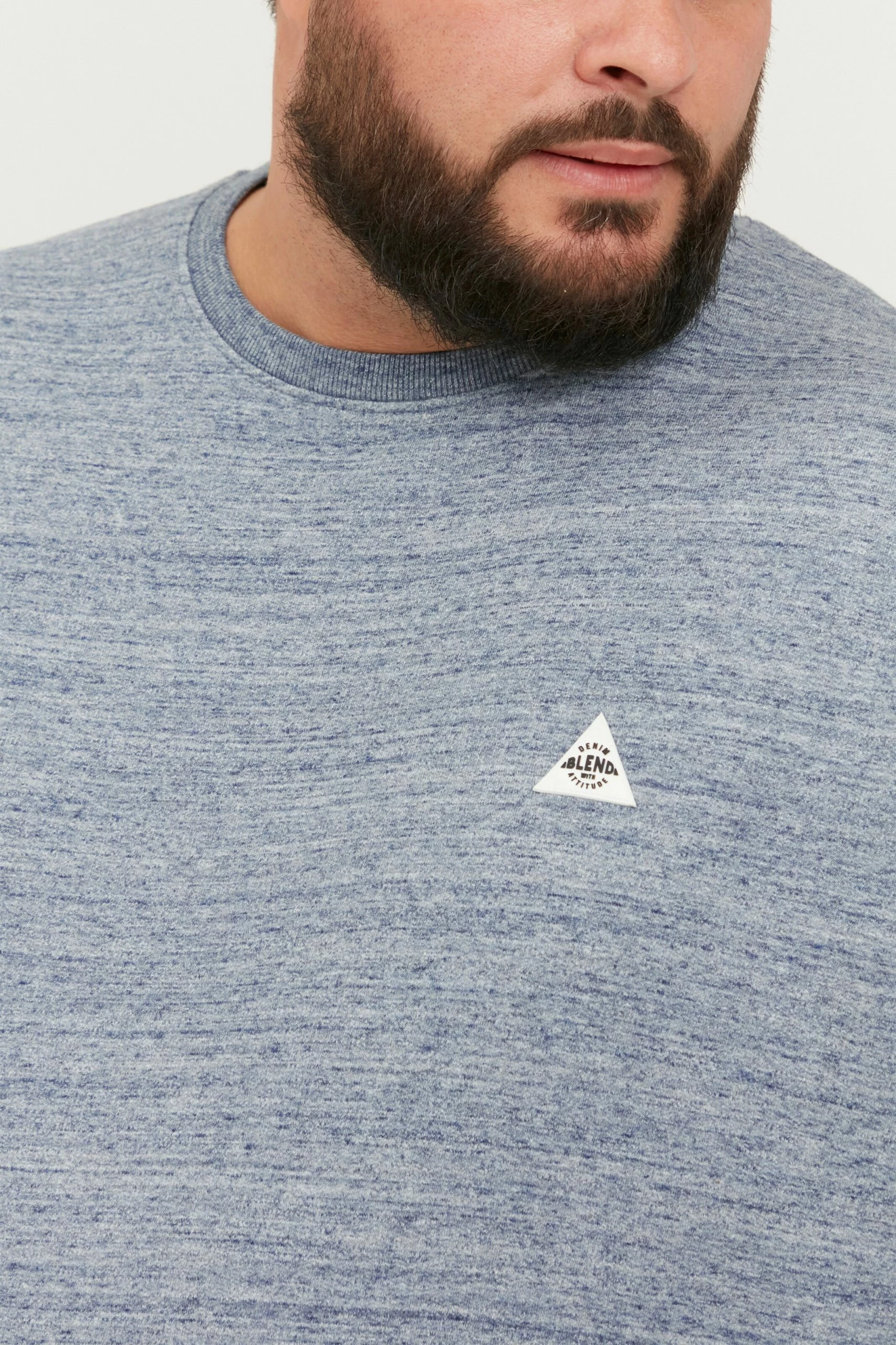 Crewneck Truien Trui BT Henry Heren Lichtblauw 7 Crewneck Truien Trui BT Henry Heren Lichtblauw - Afbeelding 5