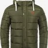 Blend Winterjassen Winterjas Frederico Heren Groen
