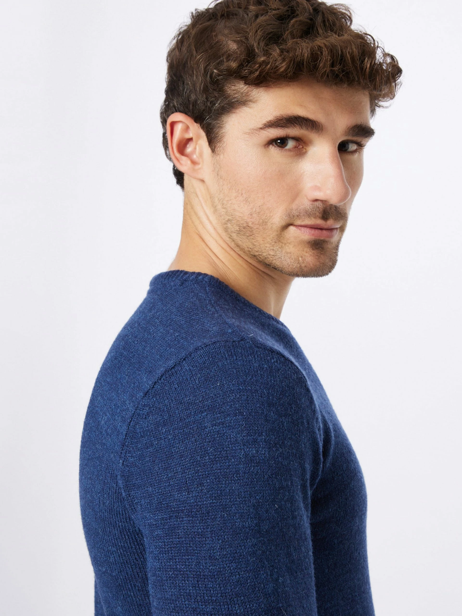 Blend Crewneck Truien Trui Heren Blauw Gemêleerd 4 Blend Crewneck Truien Trui Heren Blauw Gemêleerd - Afbeelding 2