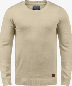 Blend Crewneck Truien Trui Lars Heren Beige
