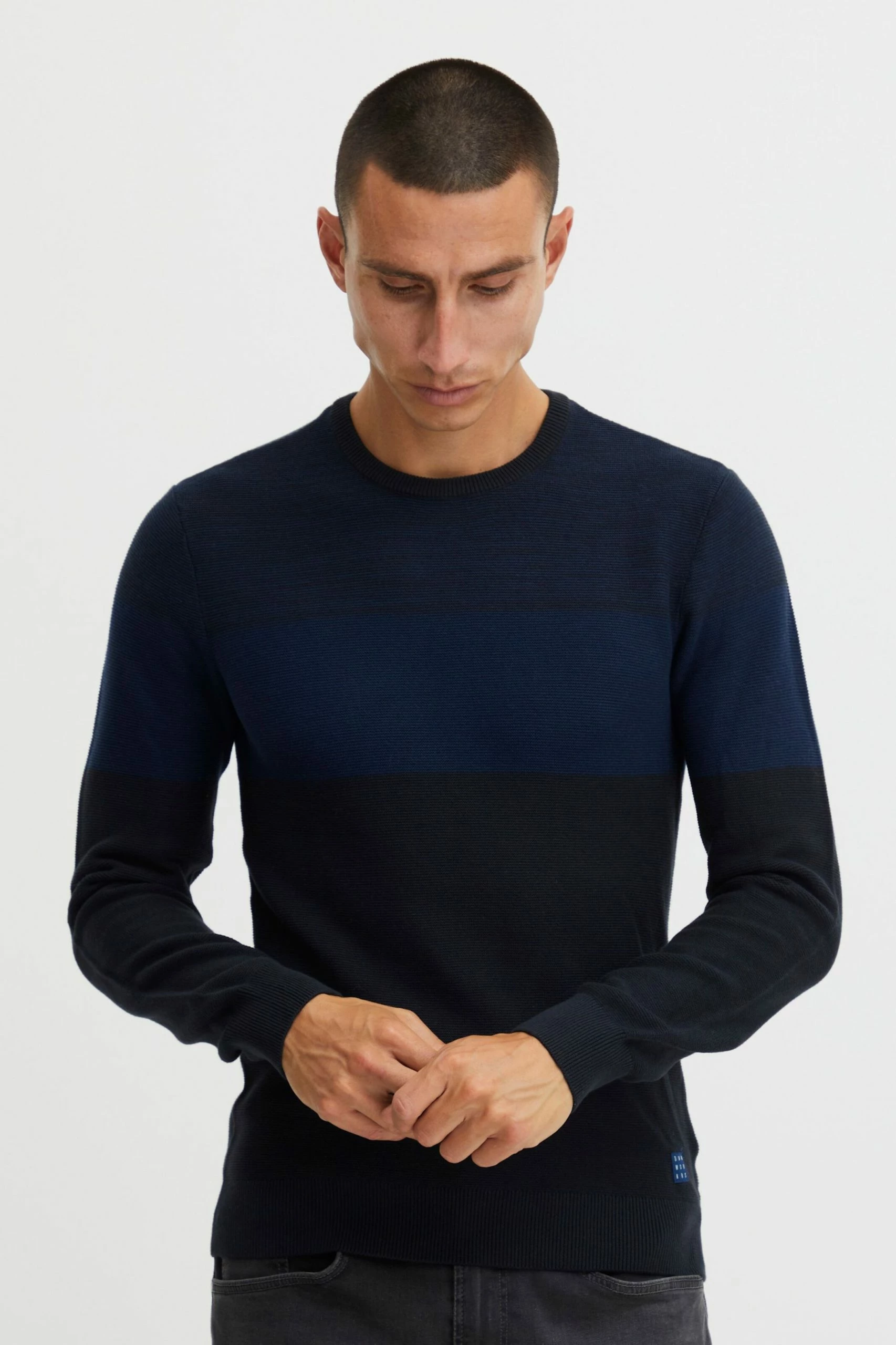 Blend Crewneck Truien Trui Napinoa Heren Blauw 4 Blend Crewneck Truien Trui Napinoa Heren Blauw - Afbeelding 2