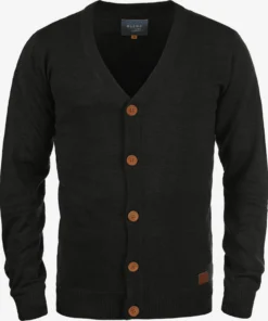 Blend Vesten Gebreid Vest Lennard Heren Zwart