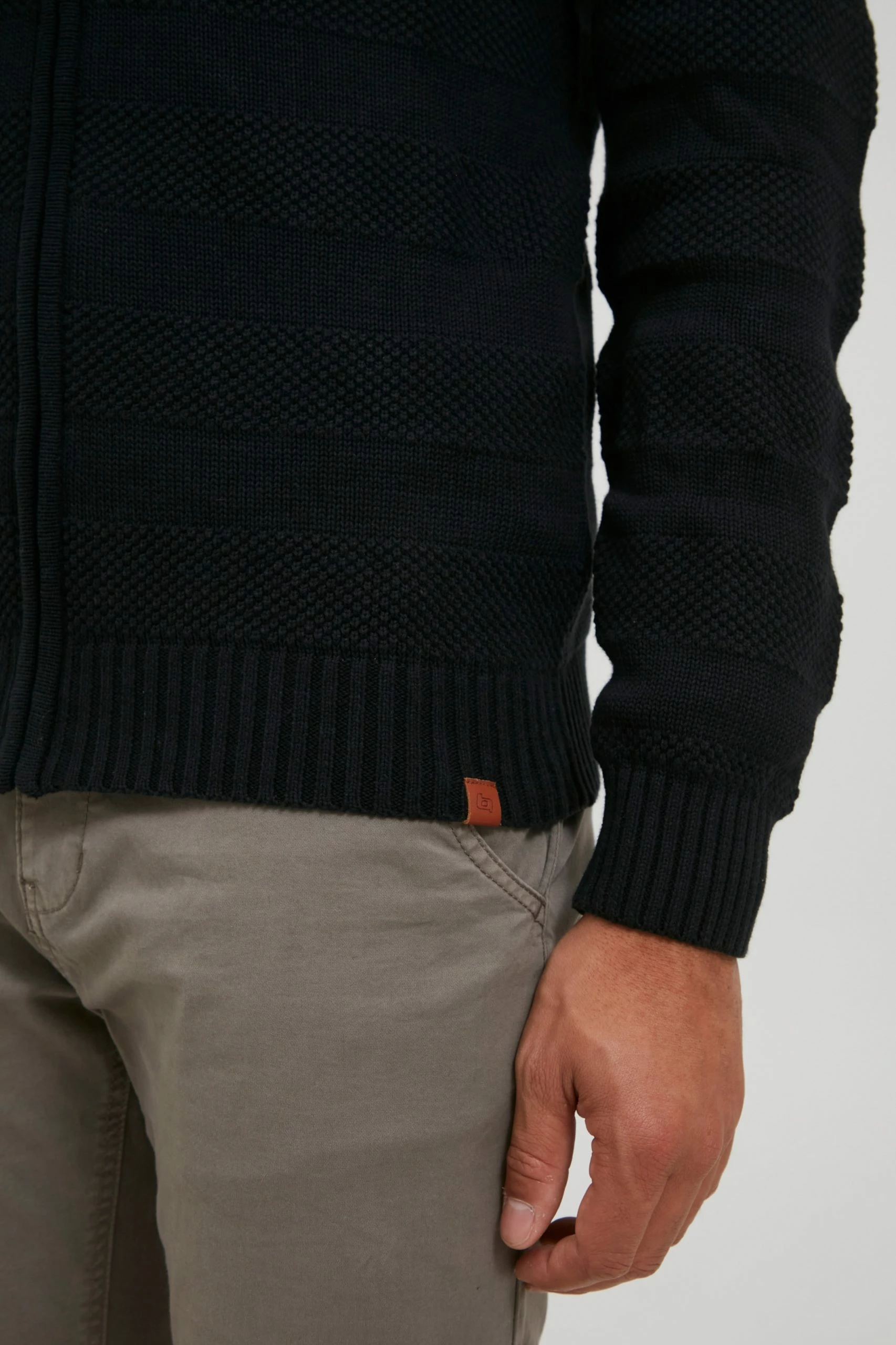 Blend Vesten Gebreid Vest Galmaro Heren Zwart 8 Blend Vesten Gebreid Vest Galmaro Heren Zwart - Afbeelding 6