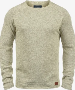 Blend Crewneck Truien Trui Dan Heren Beige Gemêleerd