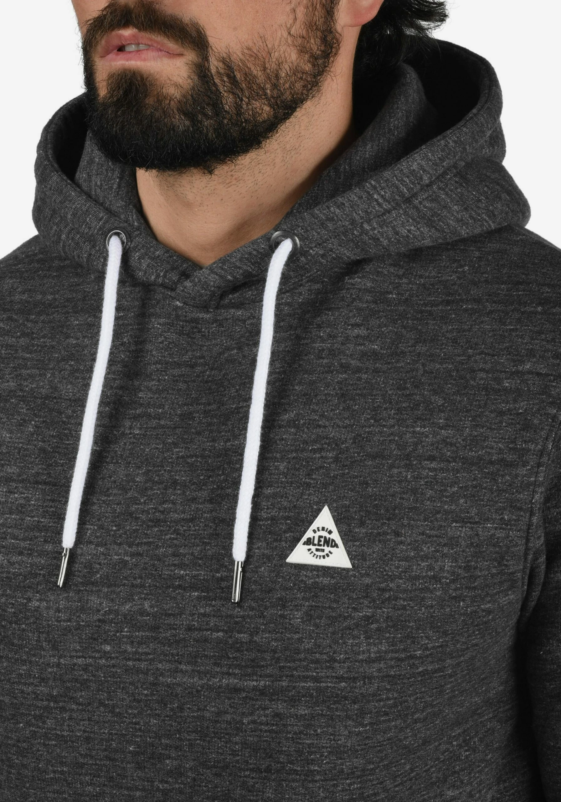 Blend Hoodies Sweatshirt Henner Heren Zwart 7 Blend Hoodies Sweatshirt Henner Heren Zwart - Afbeelding 5