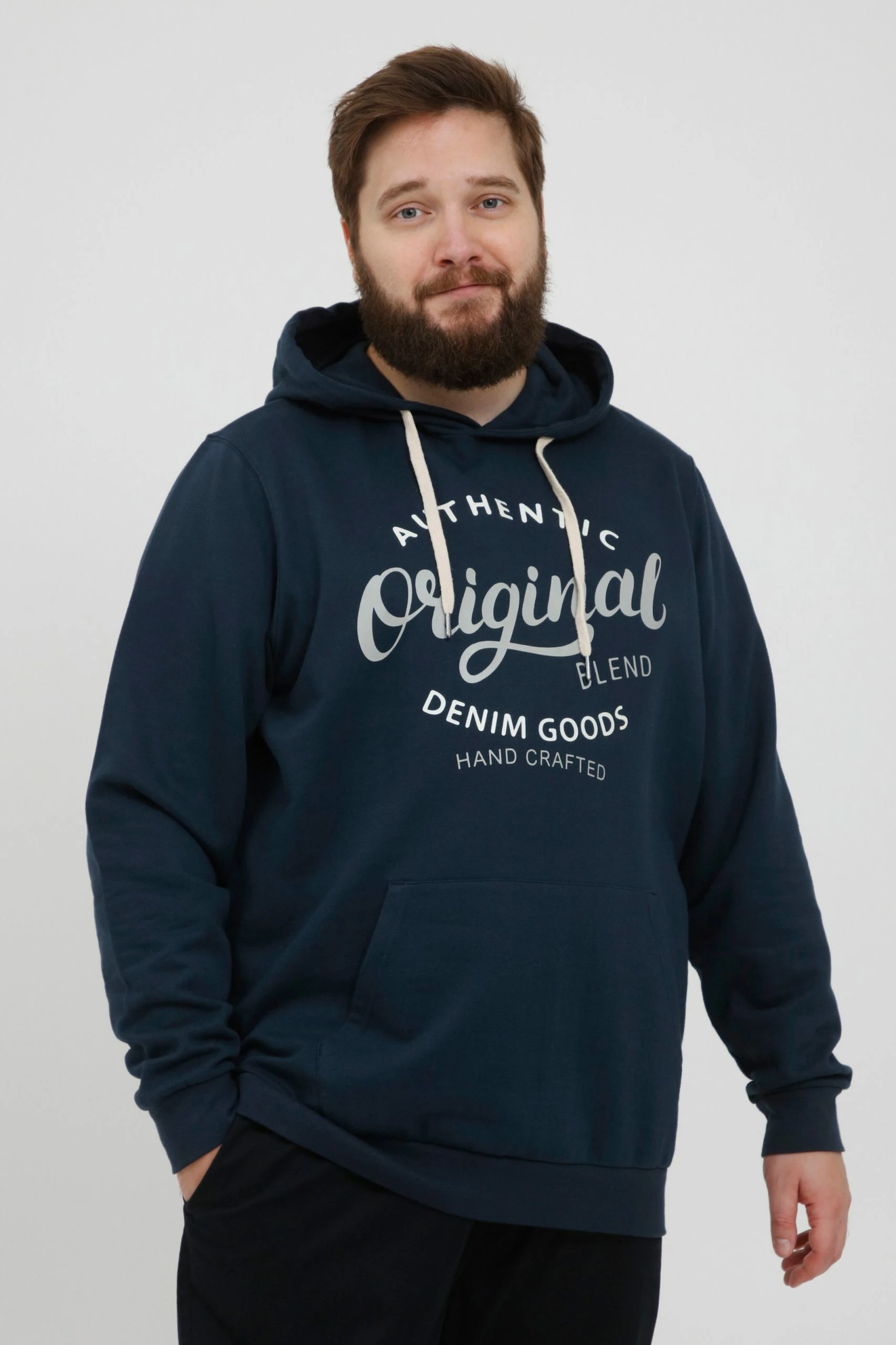 Hoodies Trui BT TOBIAS Heren Donkerblauw 4 Hoodies Trui BT TOBIAS Heren Donkerblauw - Afbeelding 2