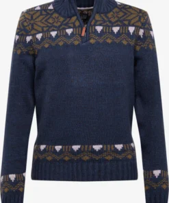 Blend Coltruien Trui Heren Donkerblauw