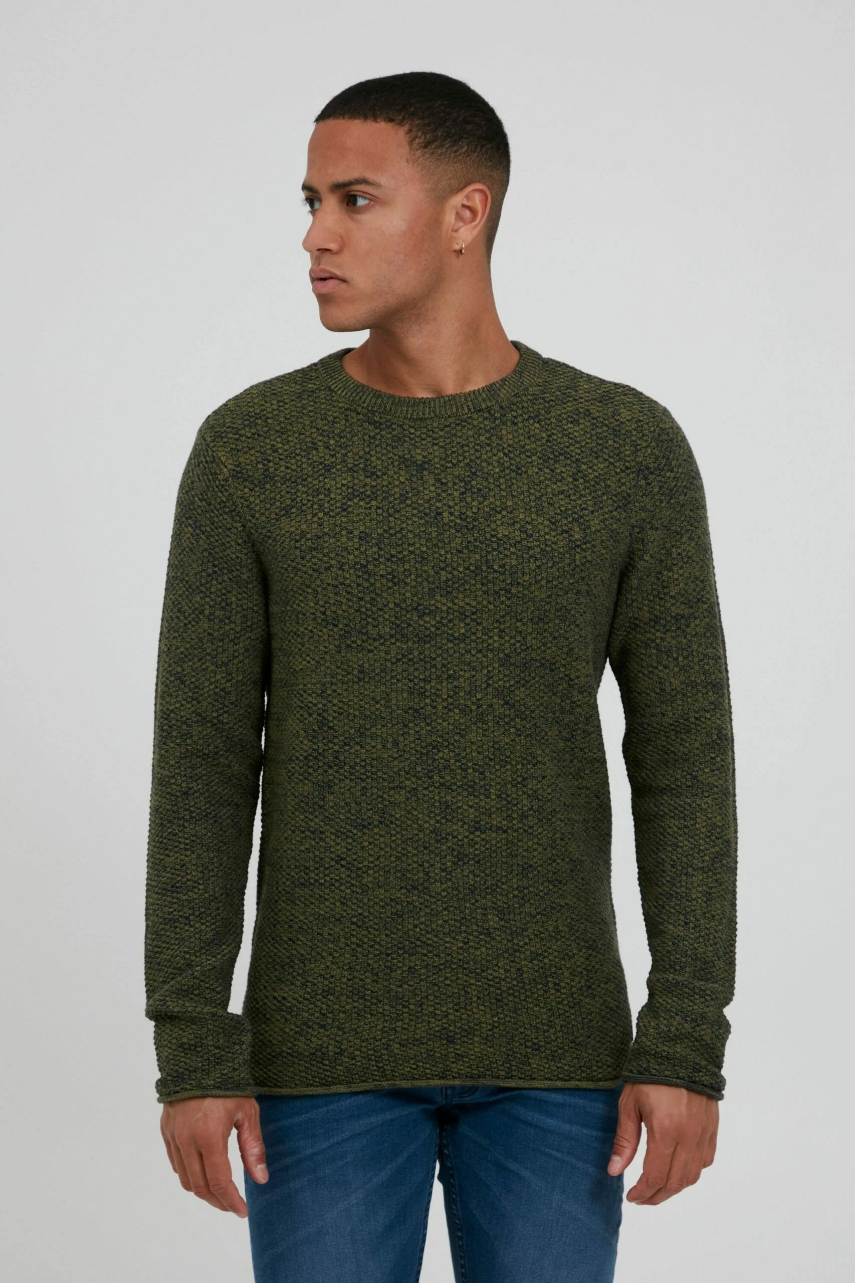 Blend Crewneck Truien Trui Heren Groen Gemêleerd 6 Blend Crewneck Truien Trui Heren Groen Gemêleerd - Afbeelding 4