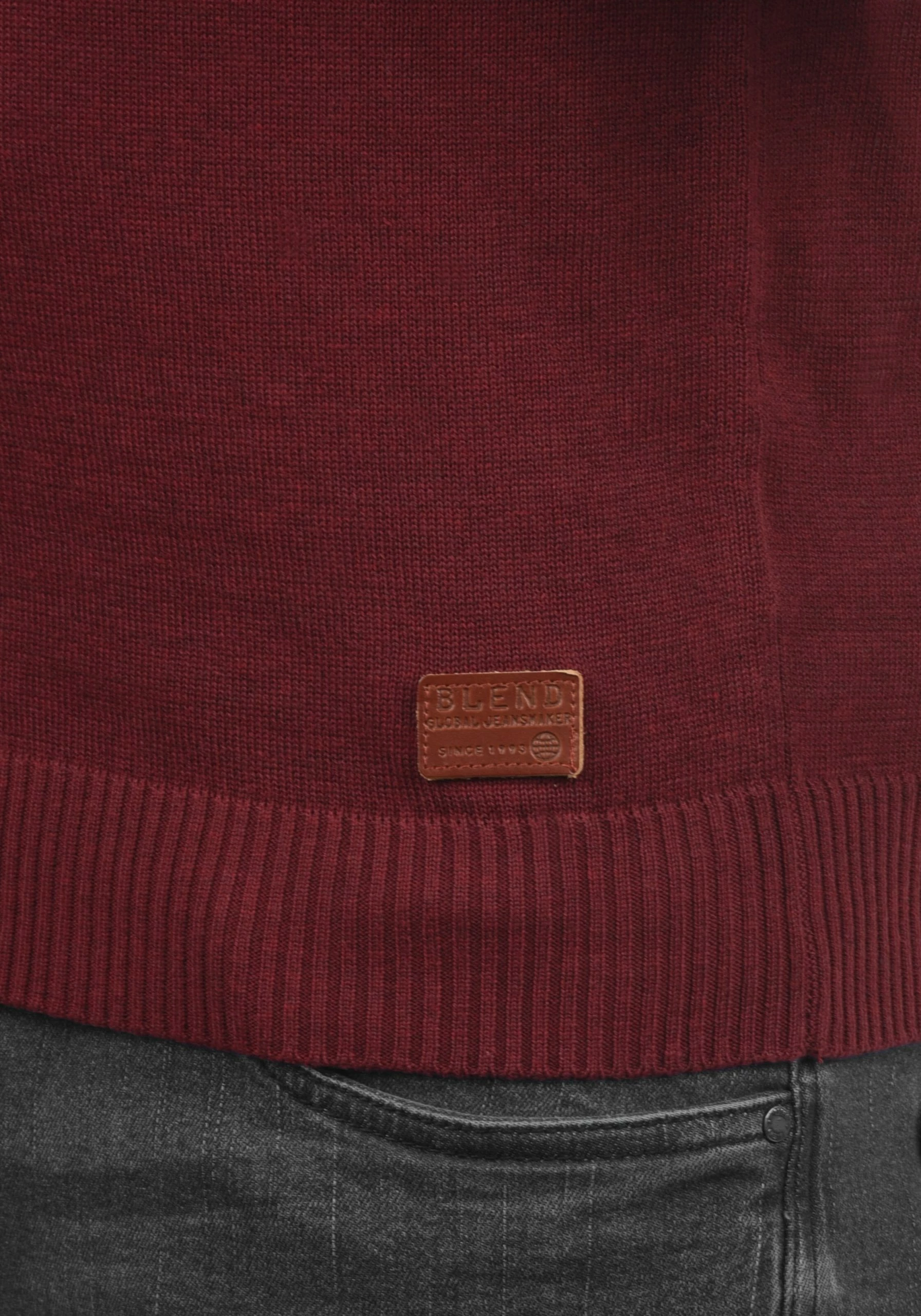 Blend Crewneck Truien Trui Lars Heren Rood 6 Blend Crewneck Truien Trui Lars Heren Rood - Afbeelding 4