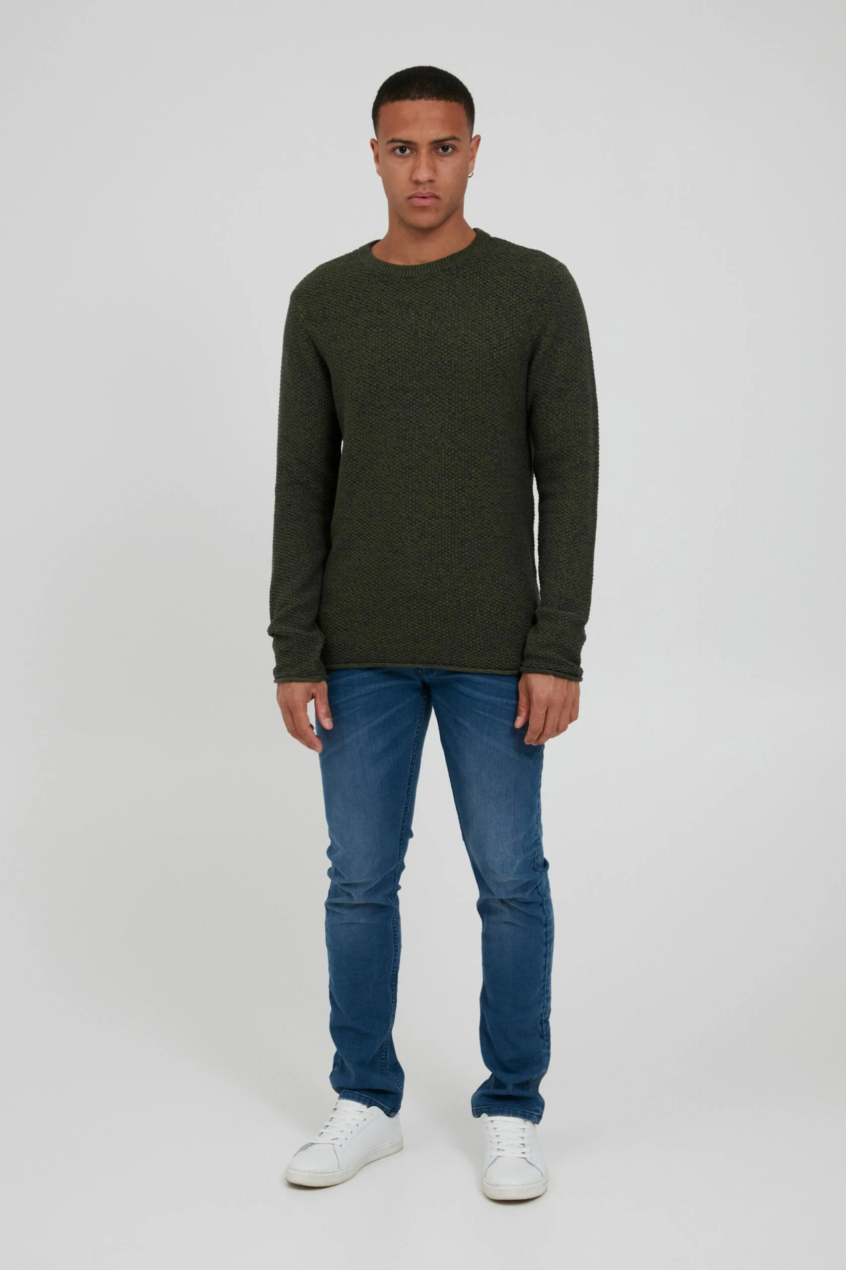 Blend Crewneck Truien Trui Heren Groen Gemêleerd 7 Blend Crewneck Truien Trui Heren Groen Gemêleerd - Afbeelding 5