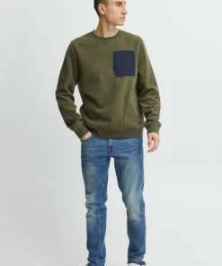 Blend Sweatshirts Sweatshirt Heren Donkergroen -Aanbiedingen Koud Stijl Winkel 50bf9e3528e823e353d9d7293480485f scaled