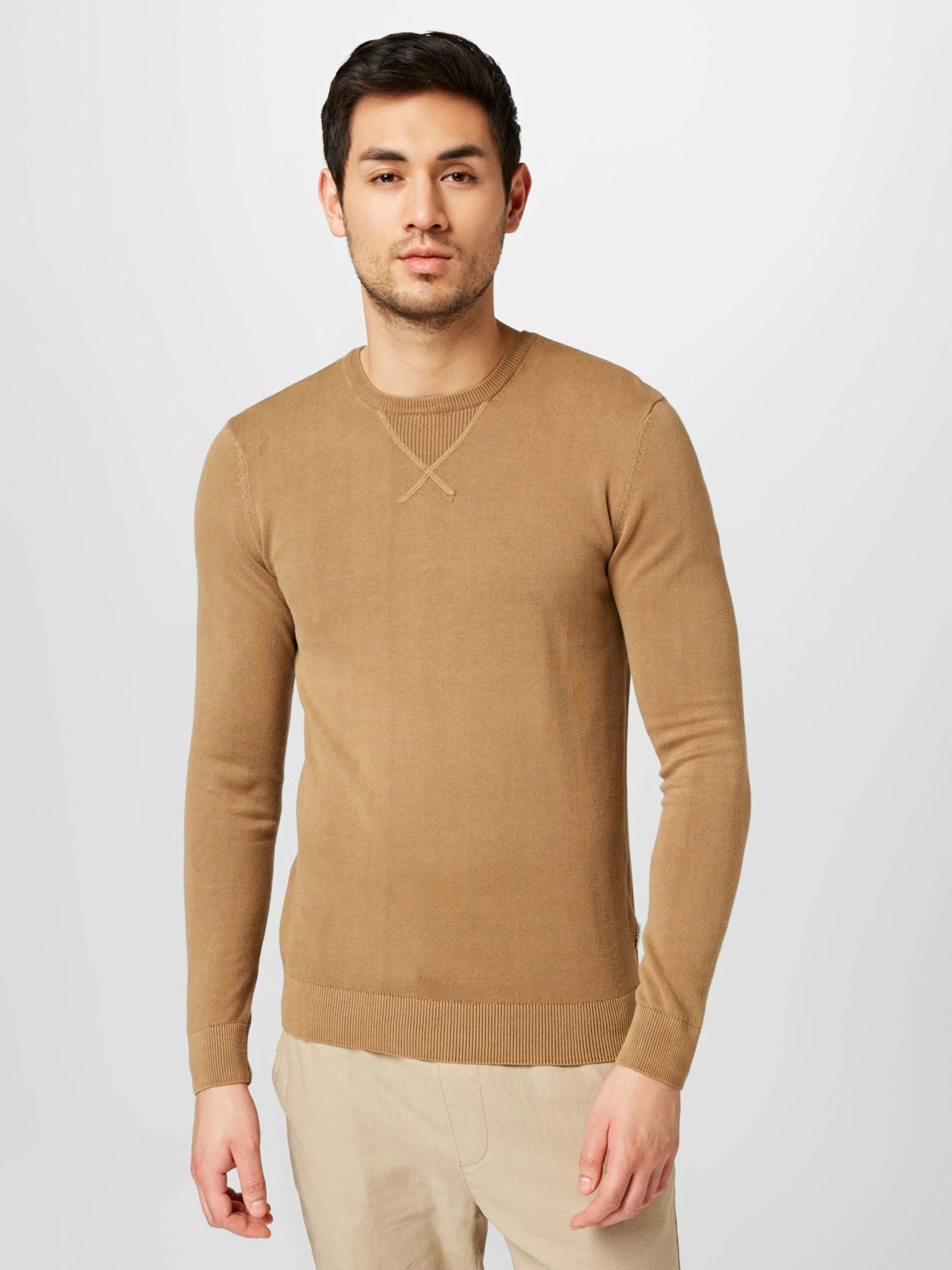 Blend Crewneck Truien Trui Heren Cognac 5 Blend Crewneck Truien Trui Heren Cognac - Afbeelding 3