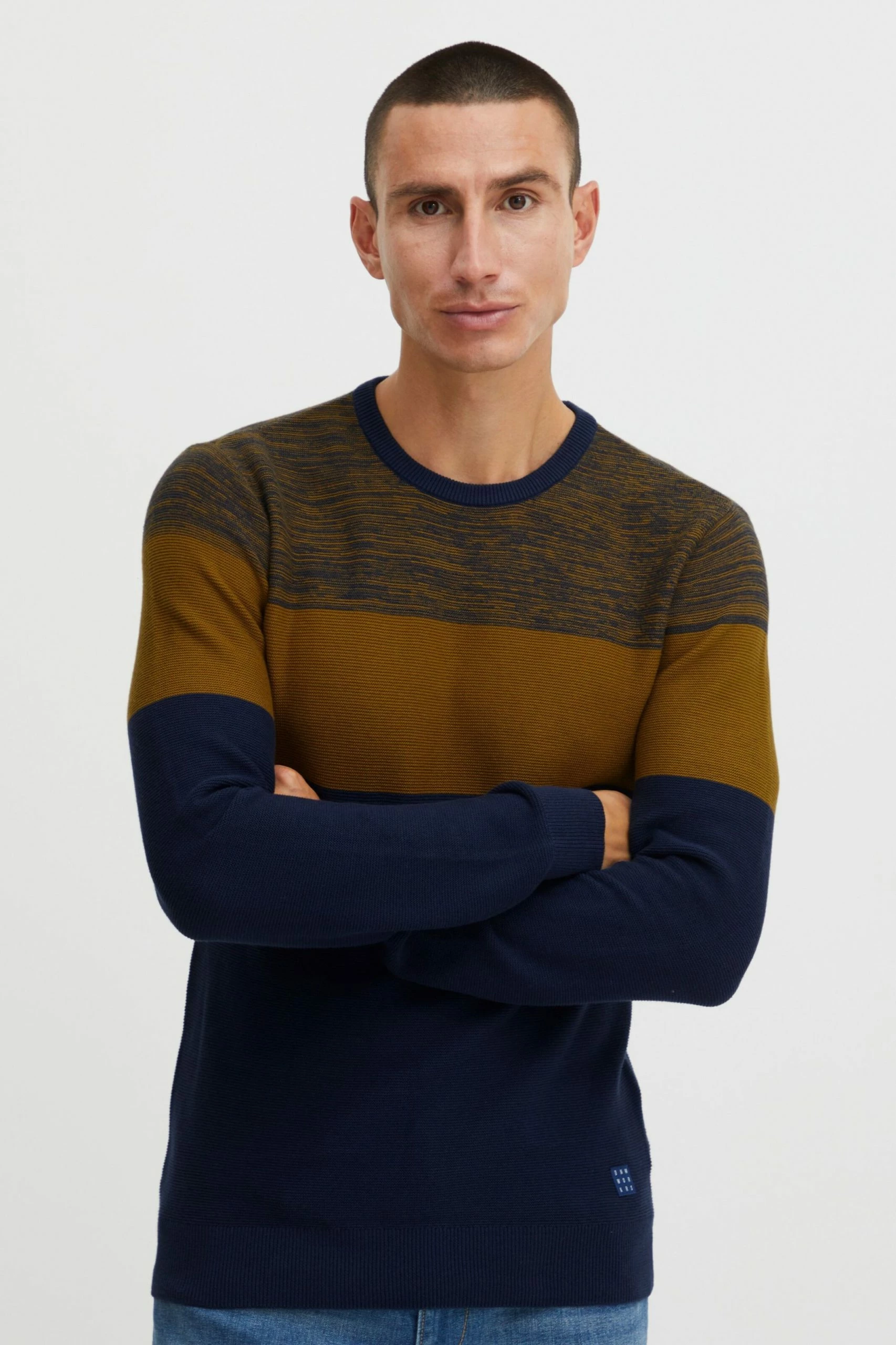 Blend Crewneck Truien Trui Napinoa Heren Bruin 4 Blend Crewneck Truien Trui Napinoa Heren Bruin - Afbeelding 2