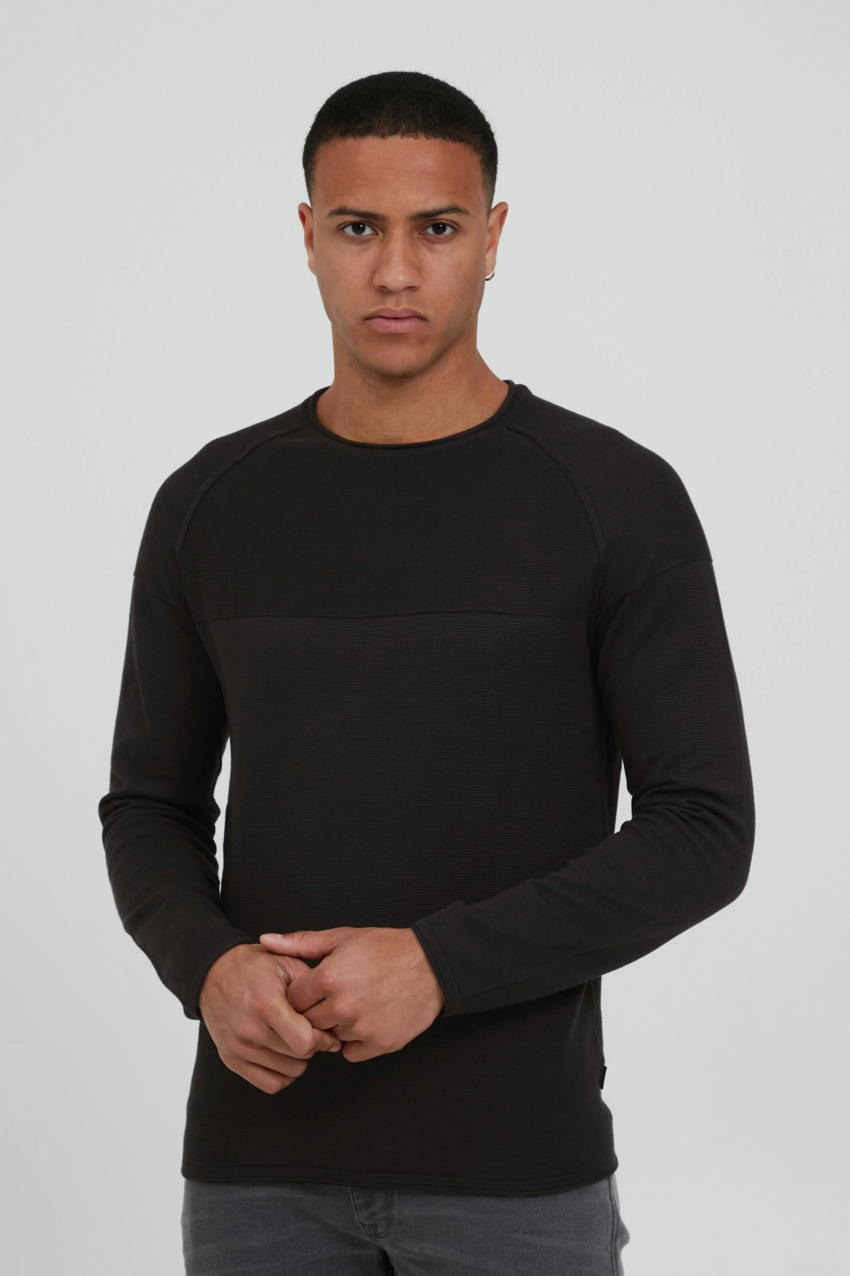 Blend Sweatshirts Sweatshirt ADRIANO Heren Zwart 4 Blend Sweatshirts Sweatshirt ADRIANO Heren Zwart - Afbeelding 2