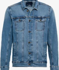Blend Spijkerjassen Regular Fit Tussenjas Naril Heren Blauw