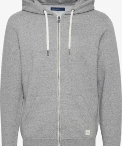 Blend Sweatvesten Met Capuchon Sweatvest GORDON Heren Lichtgrijs