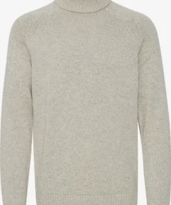 Blend Coltruien Trui Heren Zilvergrijs