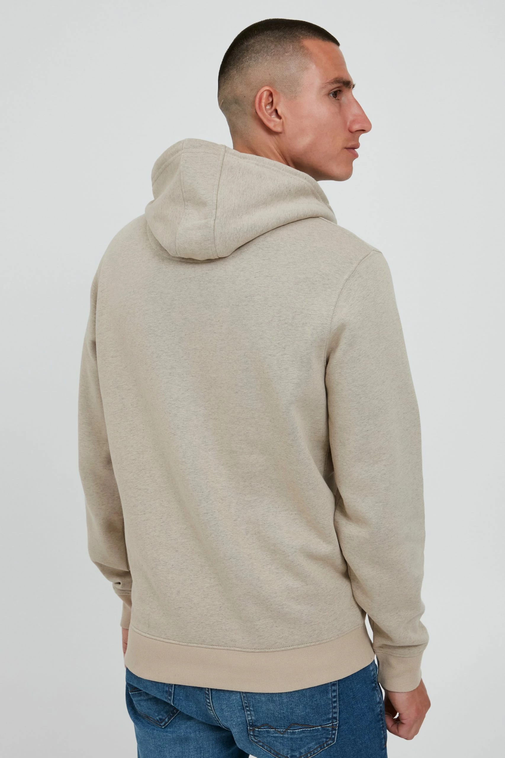 Blend Hoodies Sweatshirt HARRISON Heren Beige / Grijs 6 Blend Hoodies Sweatshirt HARRISON Heren Beige / Grijs - Afbeelding 4