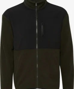 Blend Fleece Jassen Fleece Jas Heren Groen