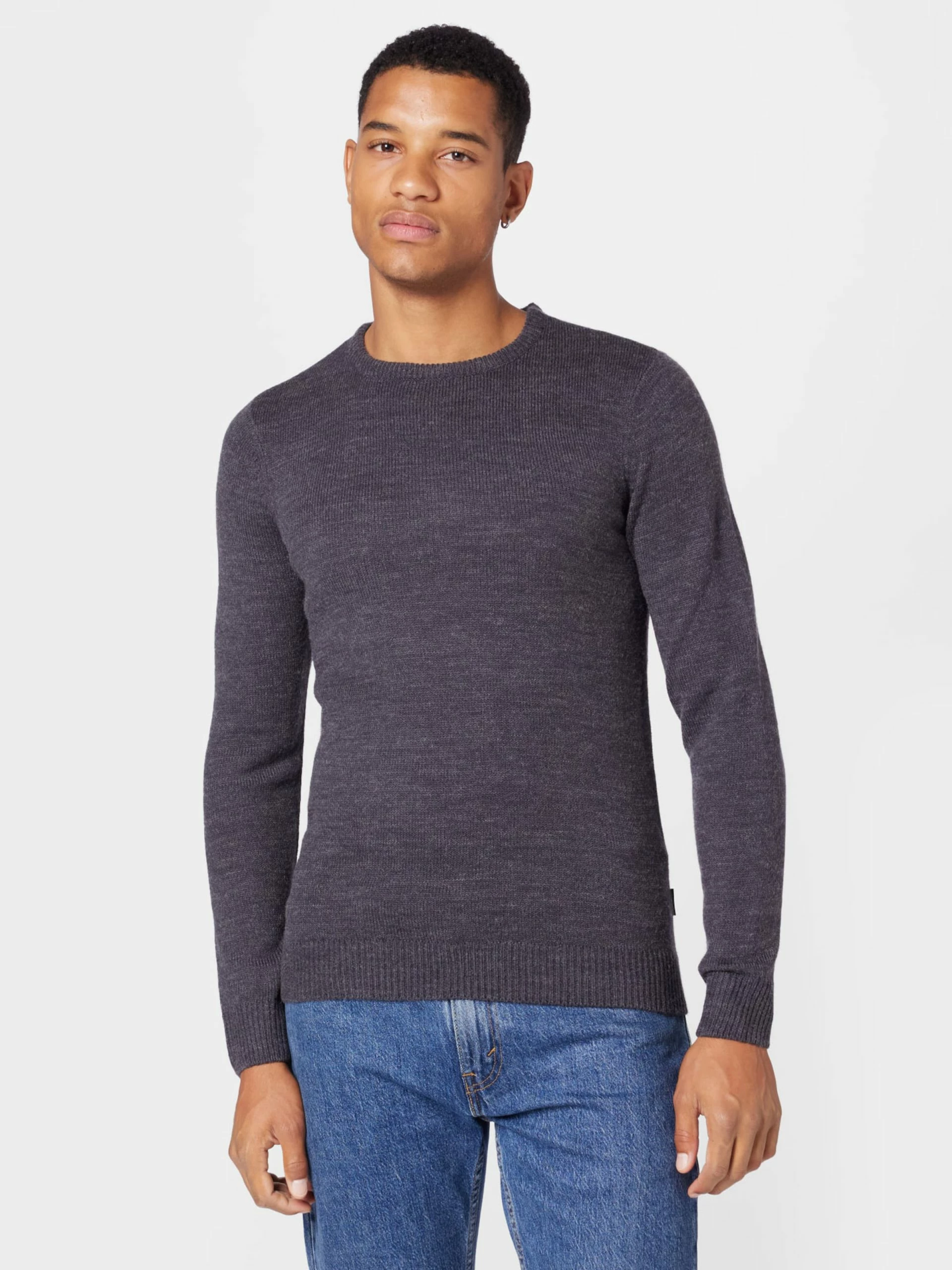 Blend Crewneck Truien Trui Heren Donkergrijs 4 Blend Crewneck Truien Trui Heren Donkergrijs - Afbeelding 2