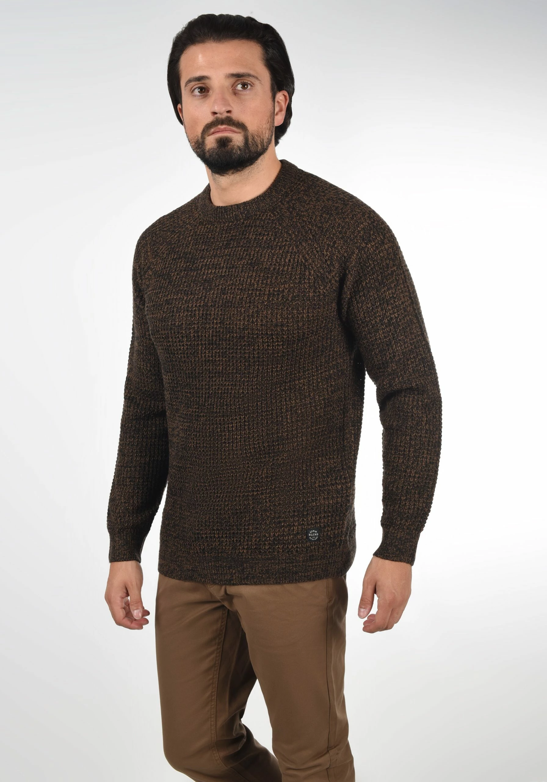 Blend Crewneck Truien Trui Carrizal Heren Bruin 4 Blend Crewneck Truien Trui Carrizal Heren Bruin - Afbeelding 2
