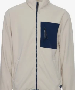Blend Fleece Jassen Fleece Jas Heren Beige